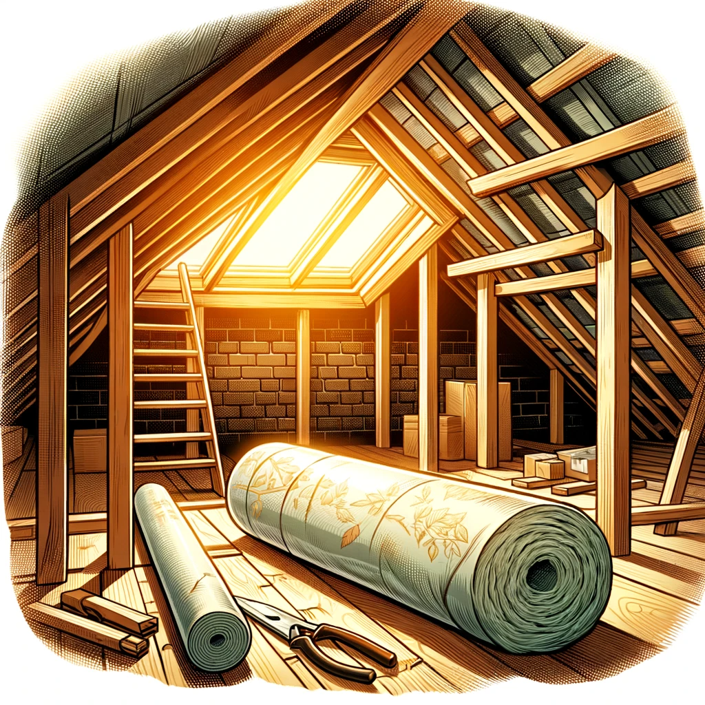 Loft Insulation Clip Art Wooden