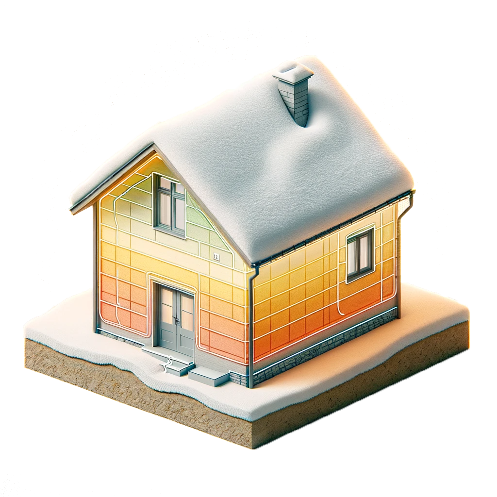 Loft Insulation Keeping House Warm